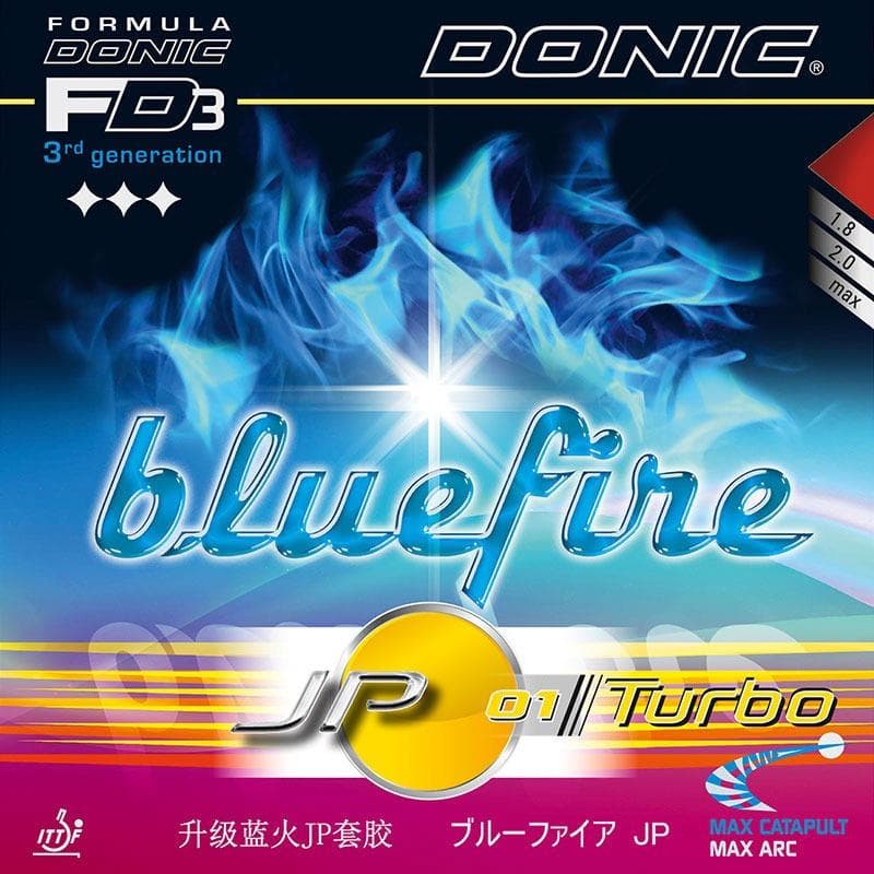 رویه راکت پینگ پنگ Donic blue Fire M1