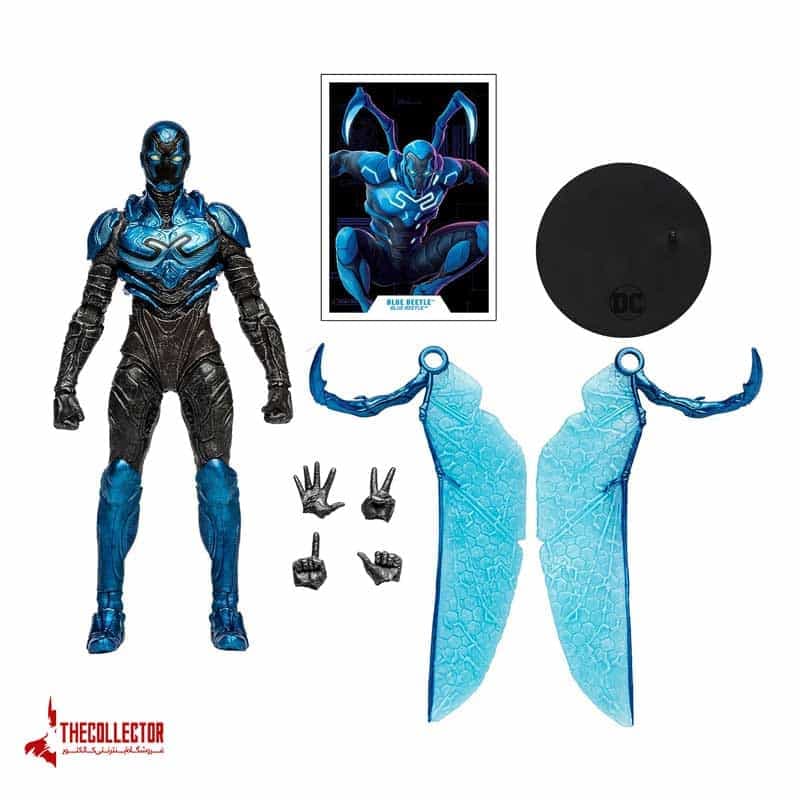 اکشن فیگور بلو بیتل | Blue Beetle | از فیلم بلو بیتل برند McFarlane Toys — تصویر ۷