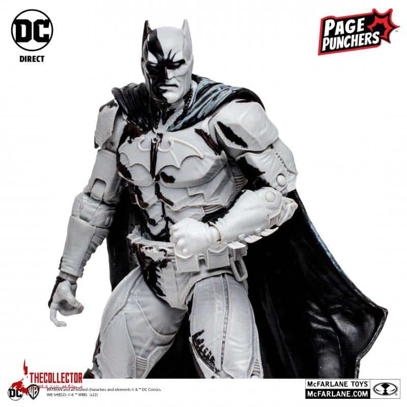 اکشن فیگور بتمن | Batman | سری دایرکت برند MCFarlane به همراه کتاب کامیک بلک آدام — تصویر ۵