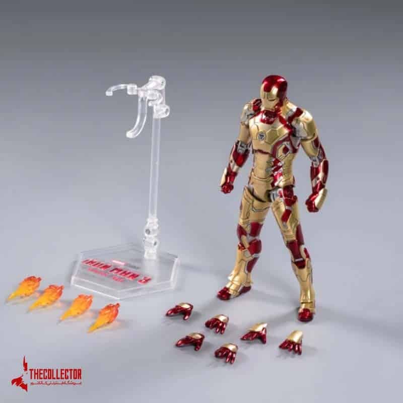 اکشن فیگور آیرون من | iron man | مارک 42 سری Infinity از برند Zd toys — تصویر ۵