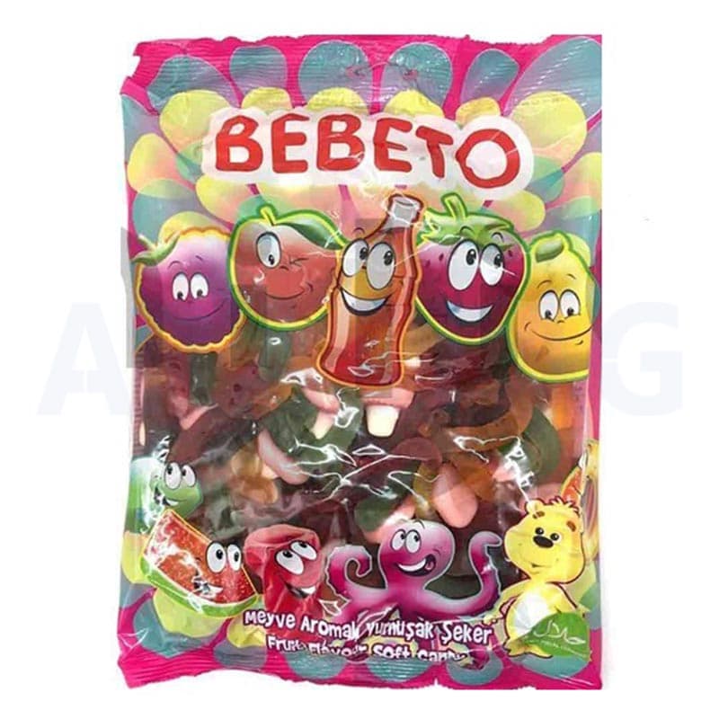 پاستیل مخلوط ببتو BEBETO وزن 1 کیلویی