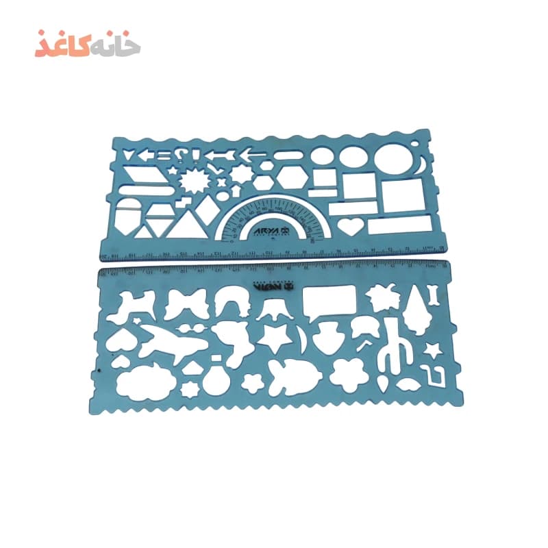 شابلون ژله ای ابی اشکال اریا — تصویر ۳