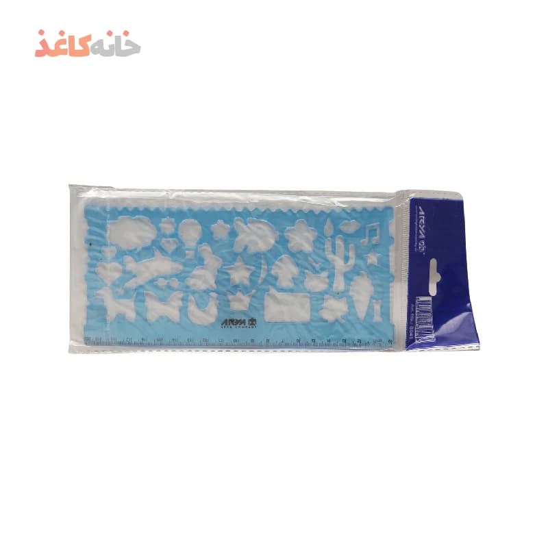 شابلون ژله ای ابی اشکال اریا — تصویر ۲