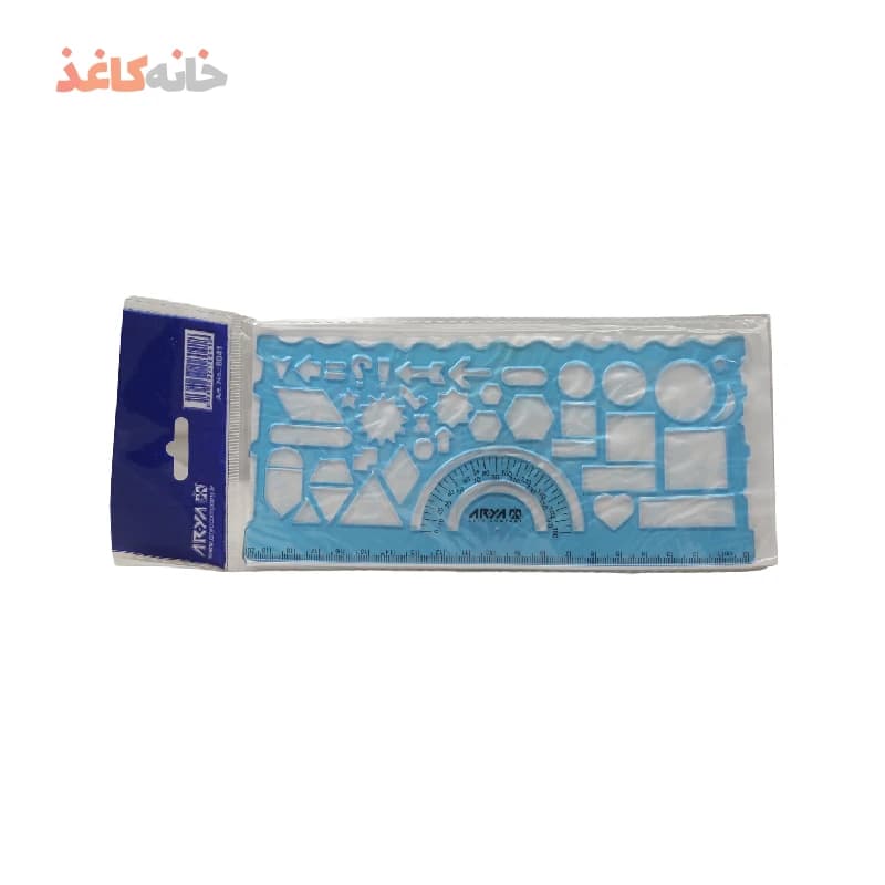 شابلون ژله ای ابی اشکال اریا