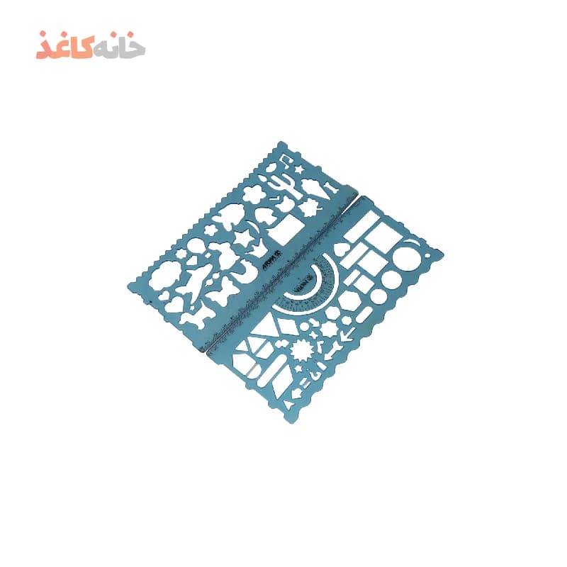 شابلون ژله ای ابی اشکال اریا — تصویر ۴