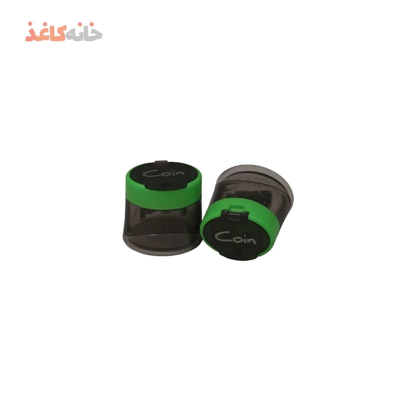 تراش 2 سوراخ مخزن دار سبز coin