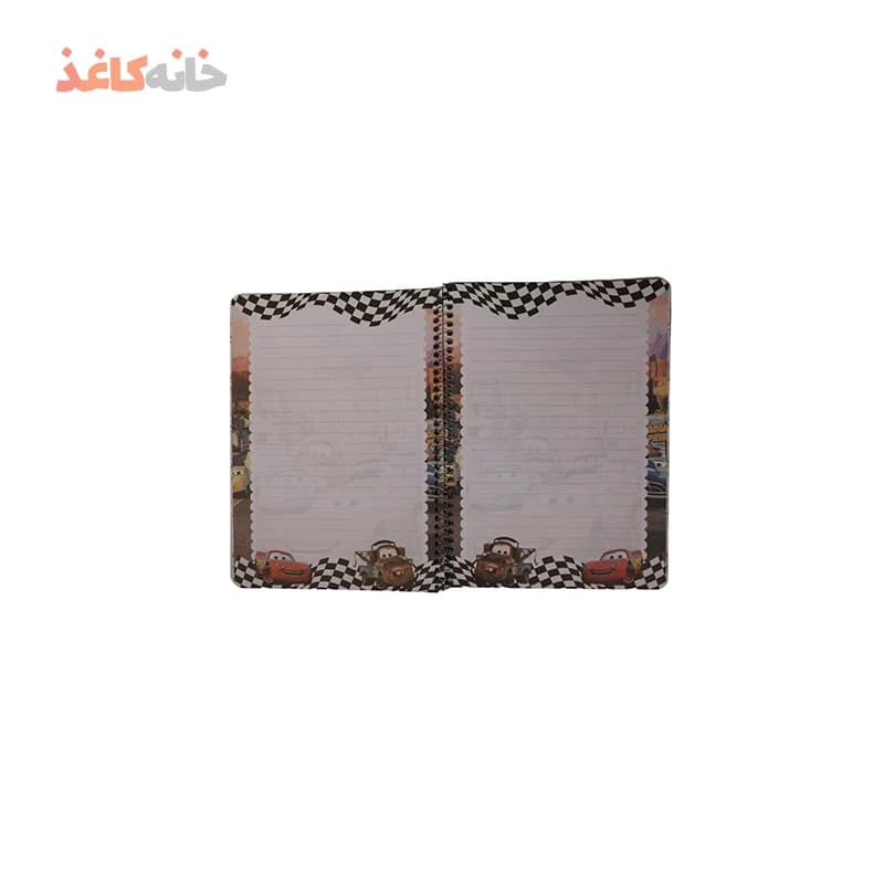 دفتر40برگ حاشیه دار یک شین طرح ماشین ها — تصویر ۳