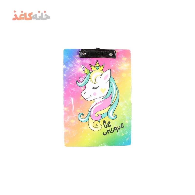 تخته شاسی A4 مقوایی سویل طرح اسب تک شاخ