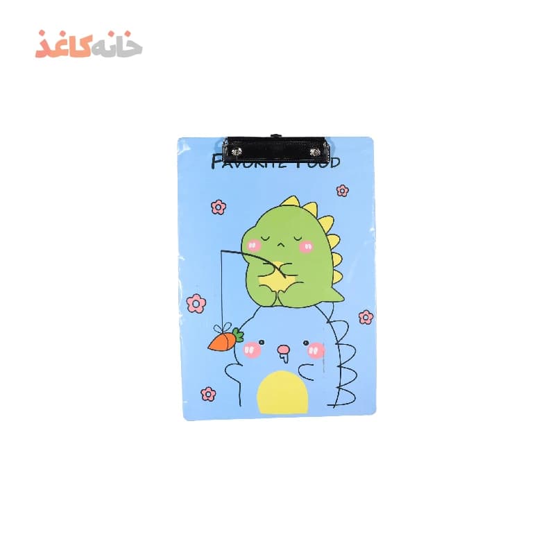 تخته شاسی A4 مقوایی سویل طرح بچه دایناسور