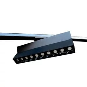 چراغ ریلی طرح مگنتی فکی متحرک نقطه ای 12وات LED کد 205
