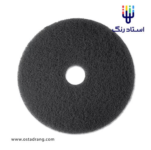 پد پولیش چسبی تخت نرم (آتیس) آدرینا 150 D-A-FINE (مشکی)