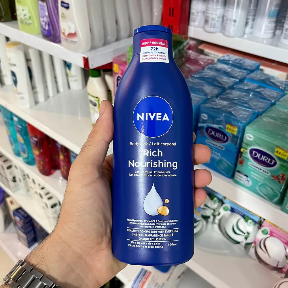 لوسیون بدن نیوآ مدل Rich Nourishing مناسب پوست خشک و خیلی خشک 400 میل — تصویر ۲