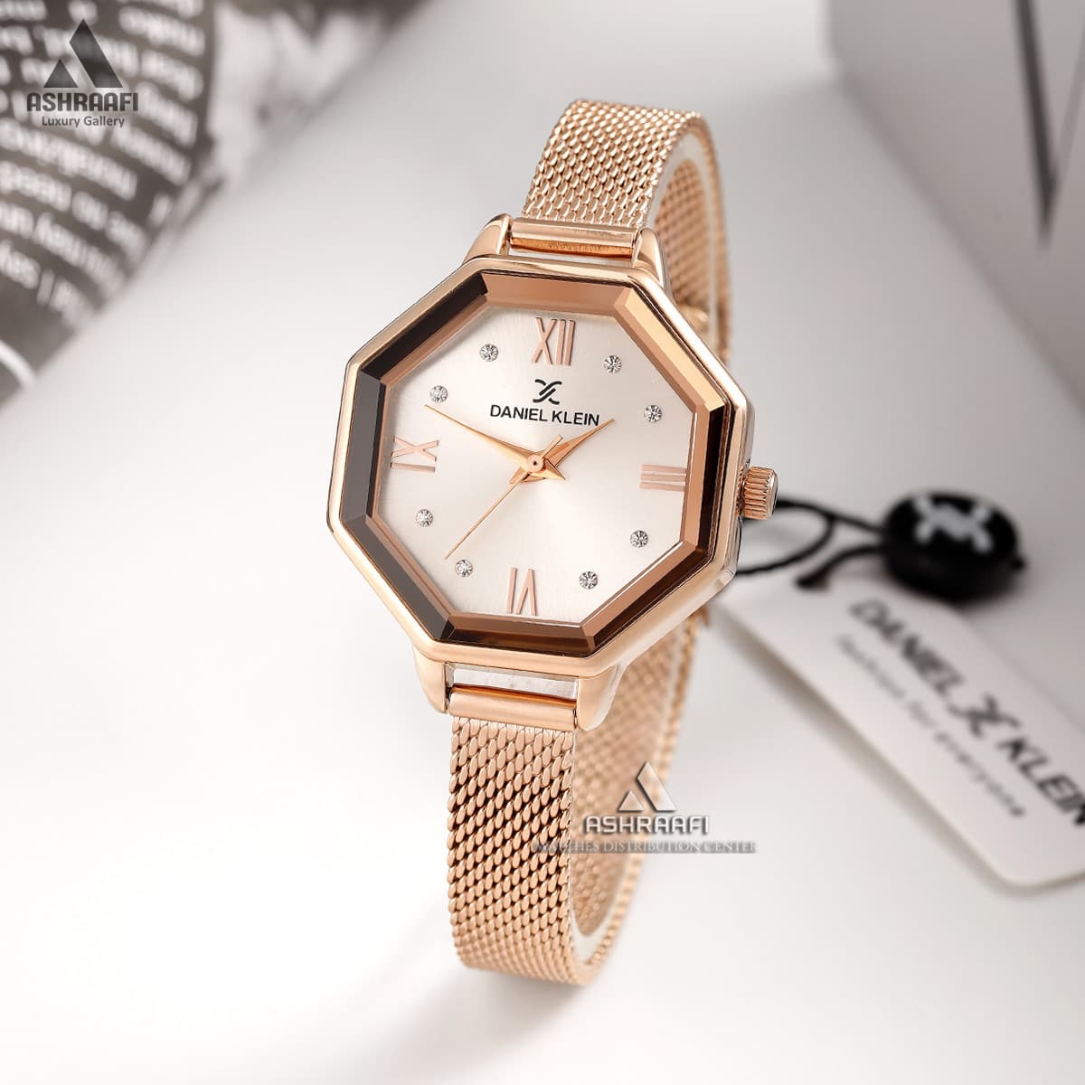 ساعت دنیل کلین بند حصیری Daniel Klein DK.1.12831-2 — تصویر ۲