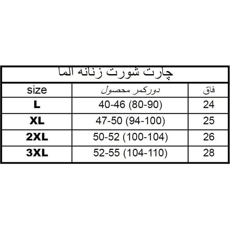 شورت زنانه آلما مدل اسلیپ بسته 3 عددی — تصویر ۴