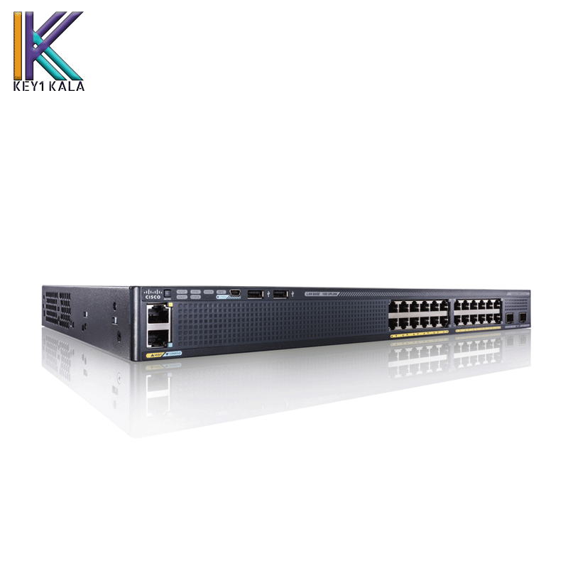 سوئیچ شبکه سیسکو 24 پورت Cisco Switch WS C2960X-24PD-L — تصویر ۲