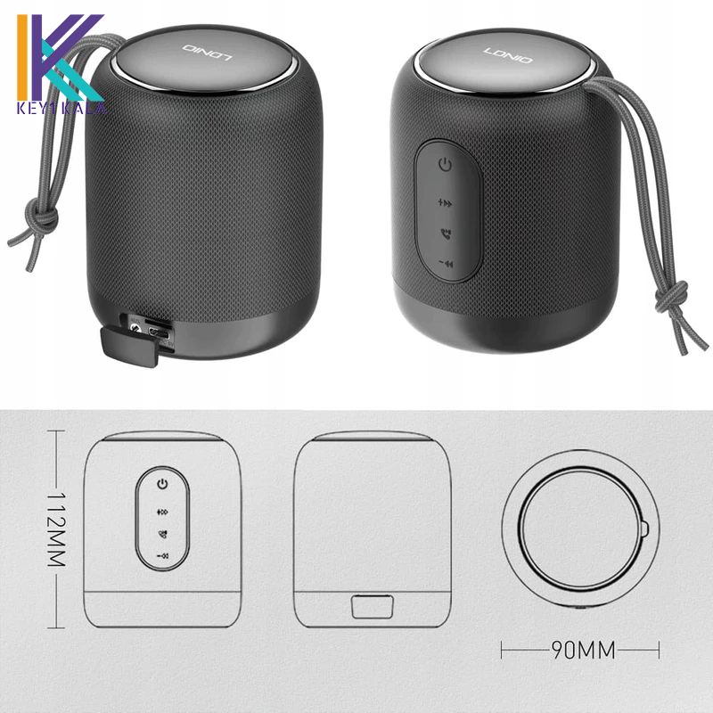اسپیکر بلوتوثی الدینیو مدل BTS12 ا SPEKER LDNIO MODEL BTS12 — تصویر ۸