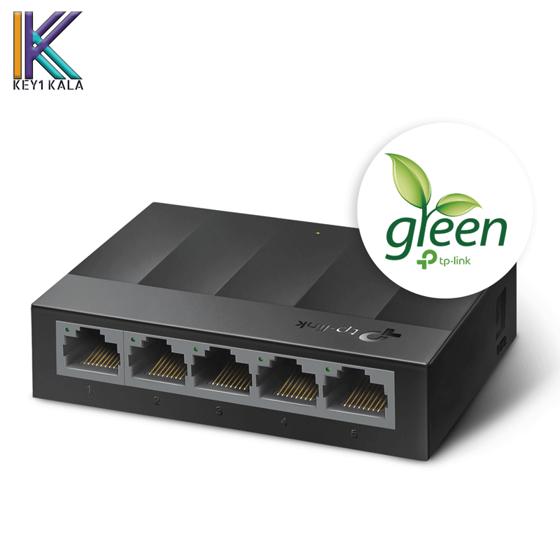 سوییچ 5 پورت گیگابیتی تی پی-لینک مدل LS1005G ا TP-Link LS1005G 5 Port Gigabit Switch — تصویر ۲