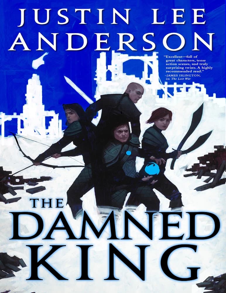 کتاب The Damned King (پادشاه نفرین‌شده) نسخه انگلیسی PDF | جاستین لی اندرسون