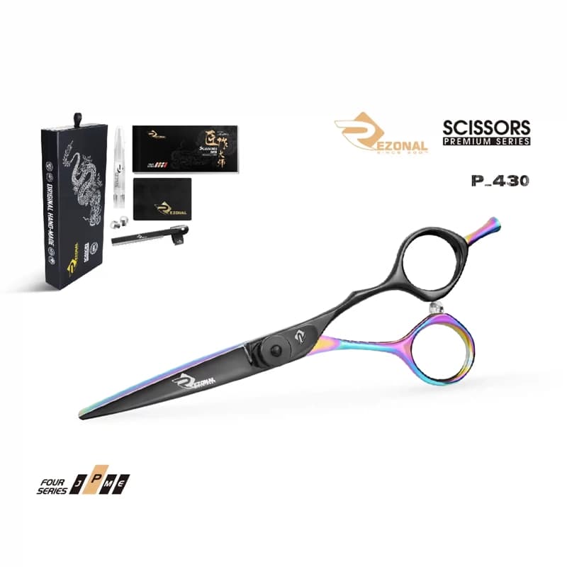 قیچی کوتاهی رزونال مدل پریمیوم P430 – مناسب اصلاح حرفه‌ای — تصویر ۳