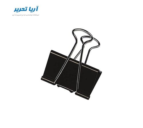 گیره دوبل متوسط سایز 25mm بسته ۱۲ عددی — تصویر ۲