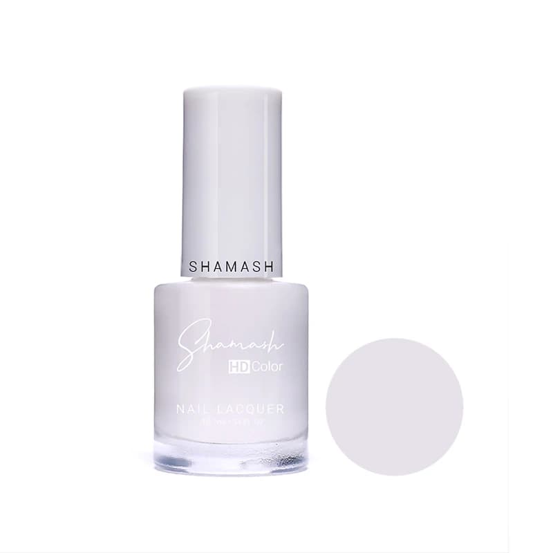 لاک ناخن شاماش سفید White – پوشش یکنواخت و براقیت زیبا