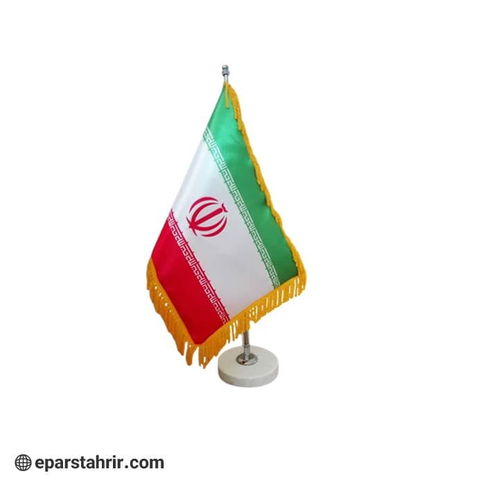 پرچم رومیزی پایه سنگی — تصویر ۲
