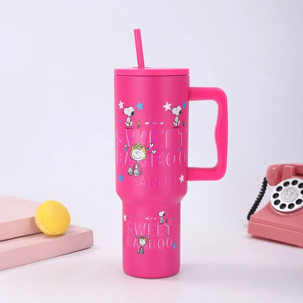 تامبلر دوجداره اسنوپی 40 oz کد m343 — تصویر ۴