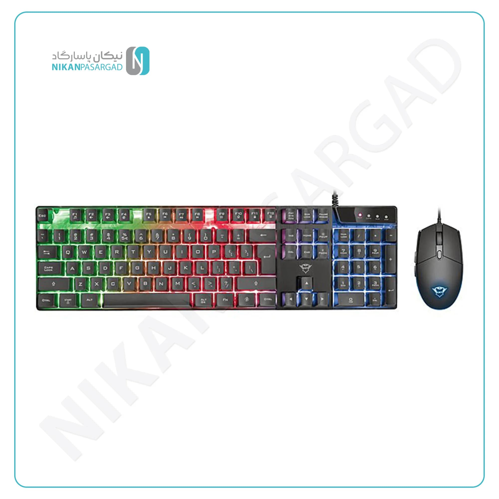 کیبورد و ماوس گیمینگ تراست مدل Trust GXT 838 Azor combo — تصویر ۲