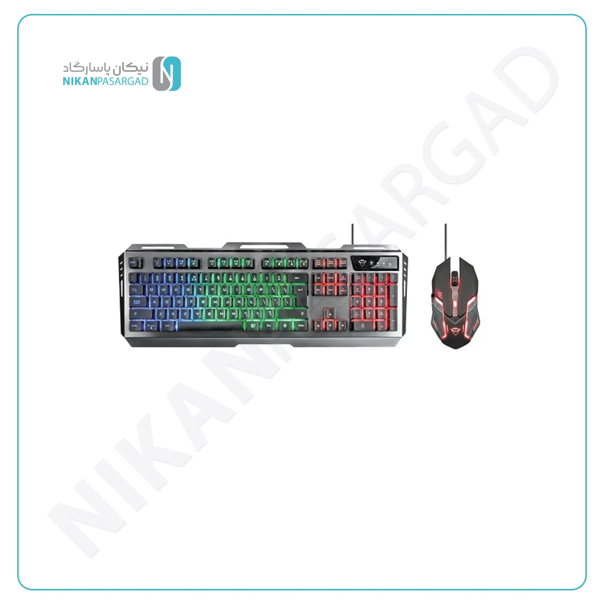 کیبورد و ماوس گیمینگ تراست مدل Trust Gxt 845 Tural Combo