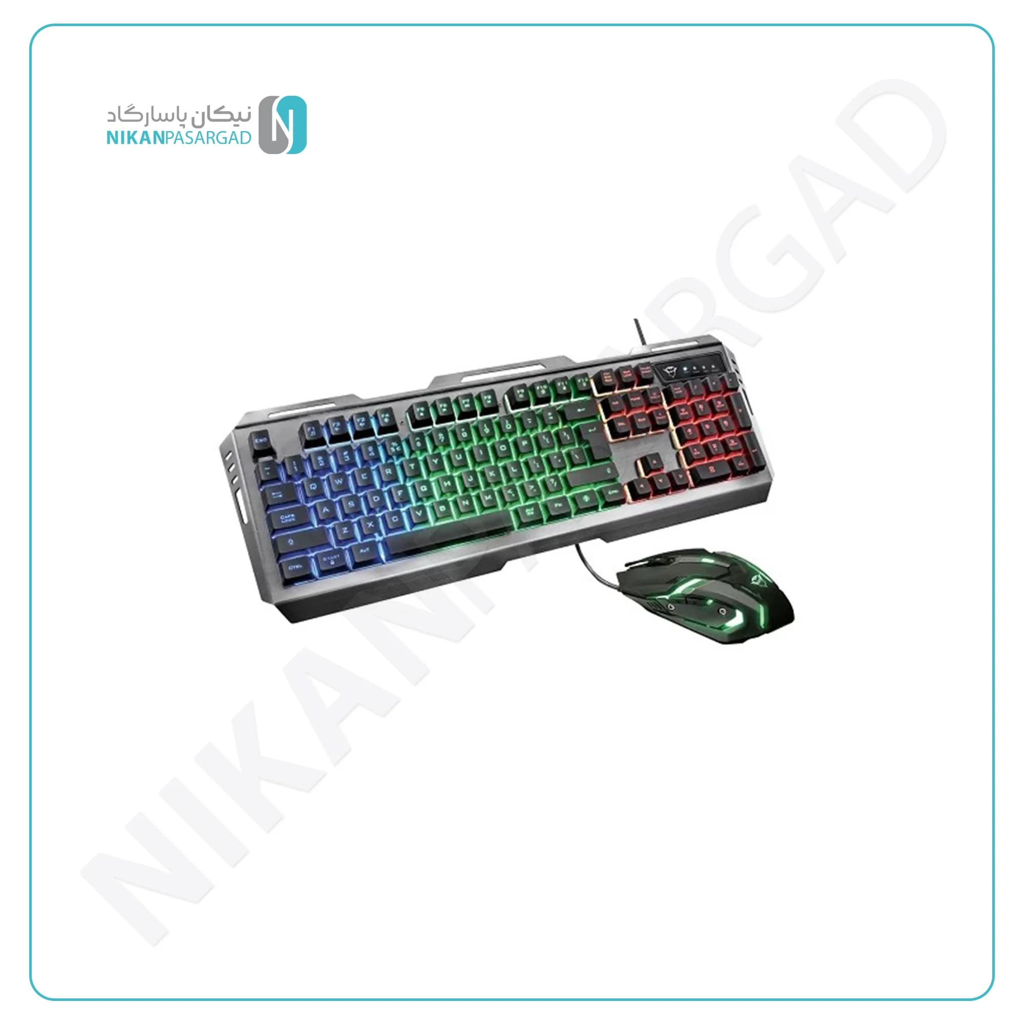 کیبورد و ماوس گیمینگ تراست مدل Trust Gxt 845 Tural Combo — تصویر ۲
