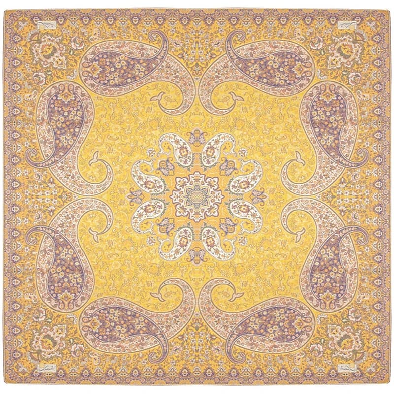 رومیزی ترمه مربع طرح سپند