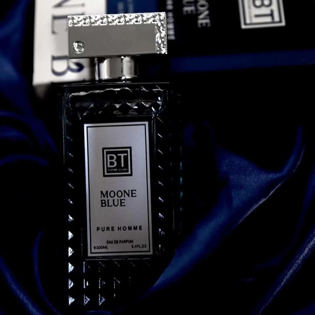 عطر مردانه MOONE BLUE برند BT — تصویر ۴