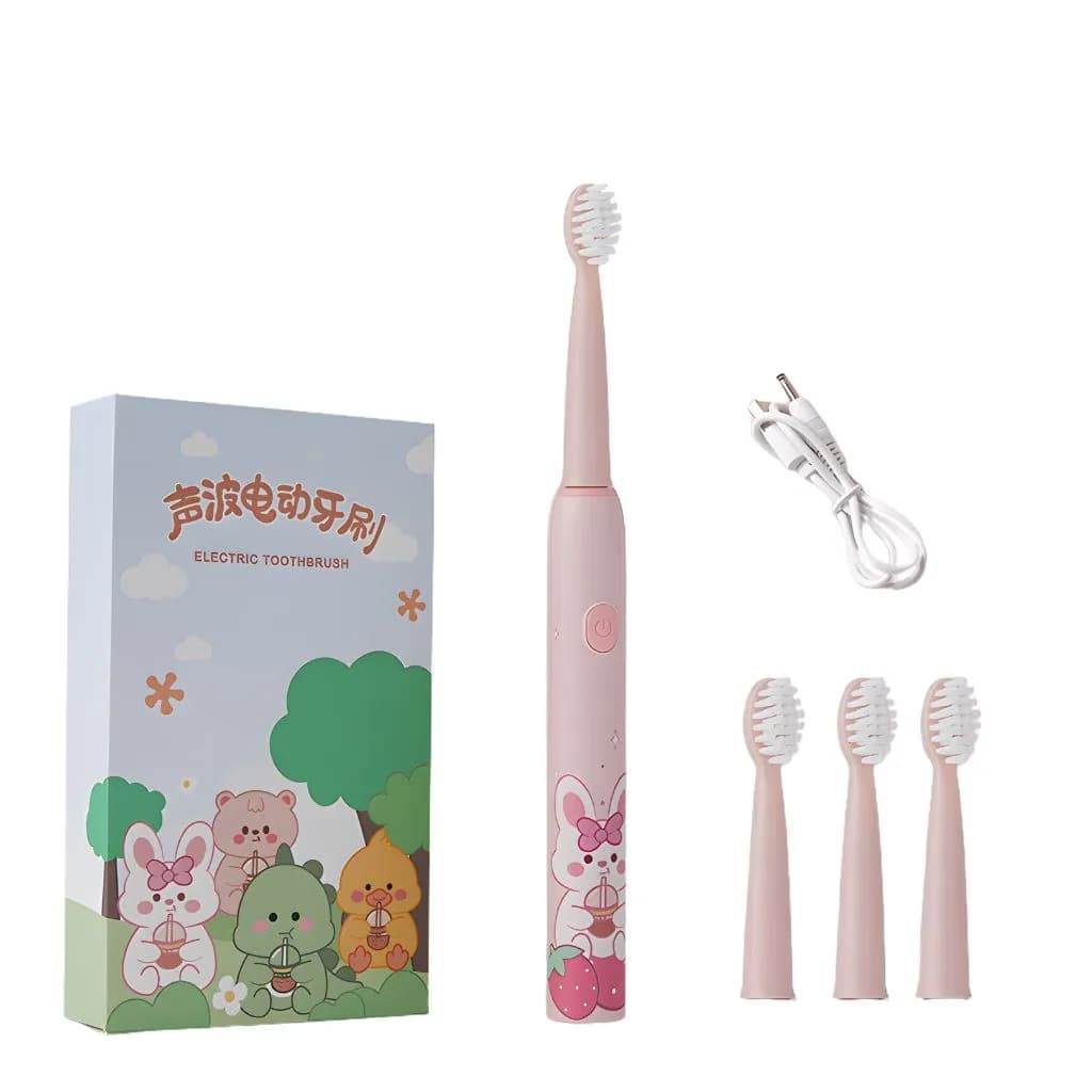 مسواک برقی کودک طرح حیوانات کد M347-4 — تصویر ۳