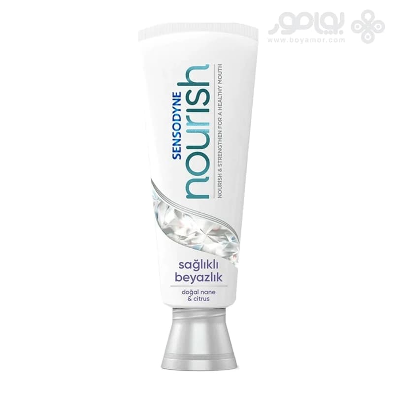 خمیر دندان سفید کننده سنسوداین مدل NOURISH حجم 50 میل — تصویر ۳