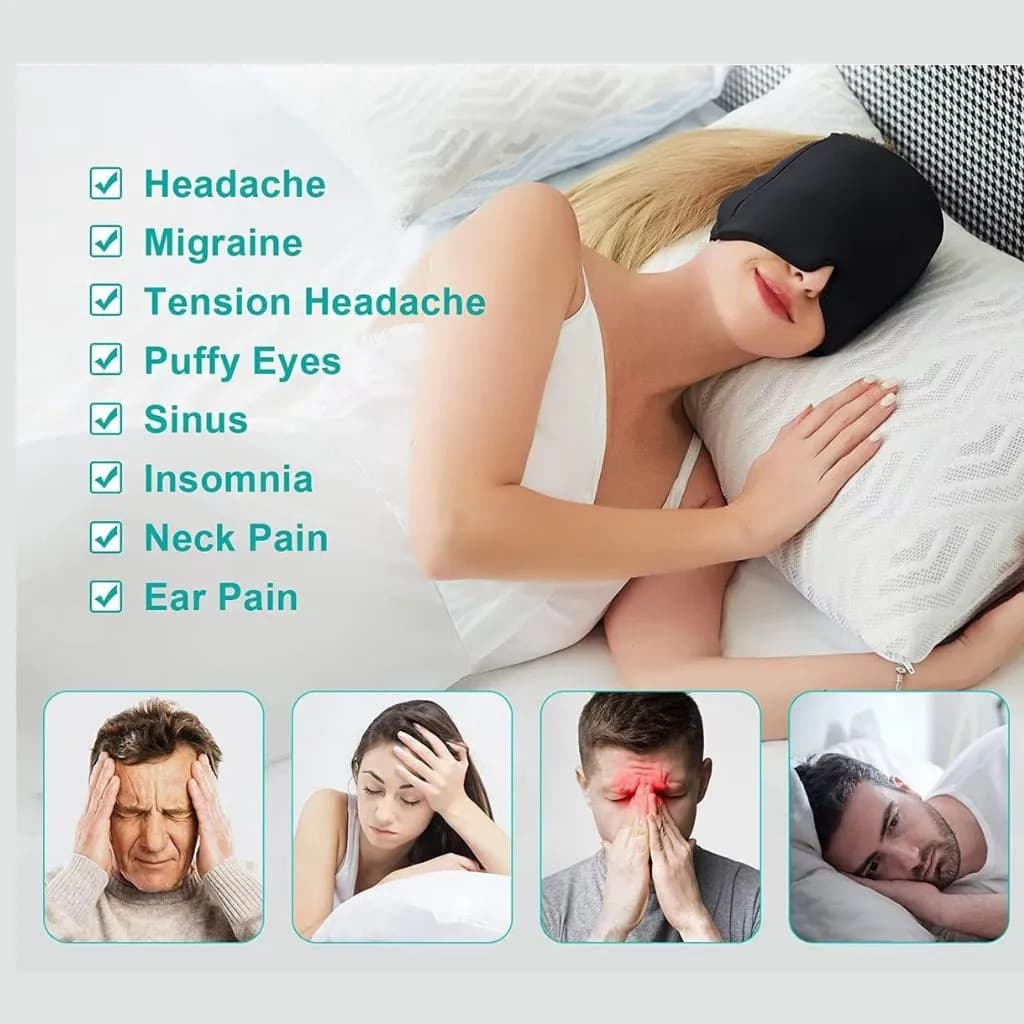 کلاه ژله ای تسکین دهنده میگرن و سردرد کد m345 — تصویر ۵