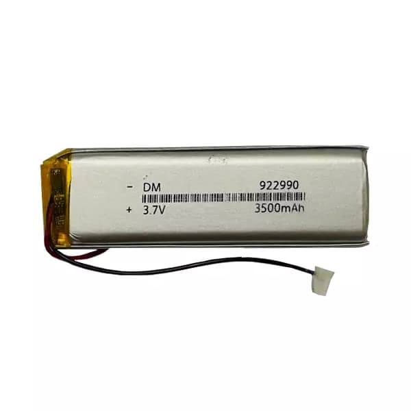 باتری لیتیوم پلیمر 3.7v ظرفیت 3500mAh کد 922990