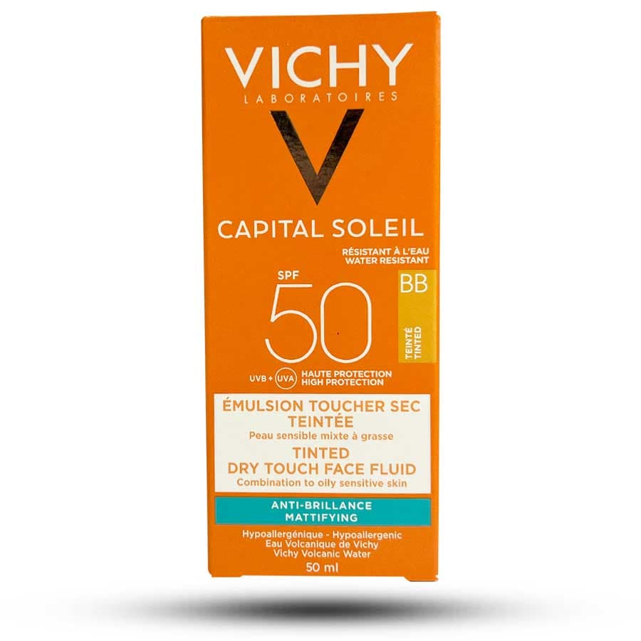 فلوئید ضد آفتاب رنگی مات ویشی SPF50 مدل Anti Brillance مخصوص پوست چرب و مختلط 50 میل — تصویر ۲