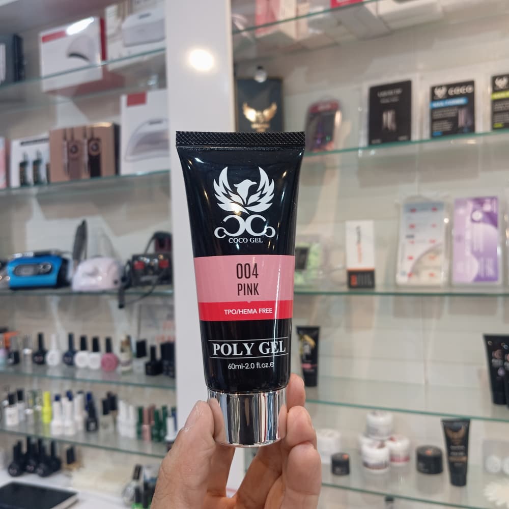 پلی ژل کوکو شماره Pink 04 حجم 60 میل — تصویر ۳