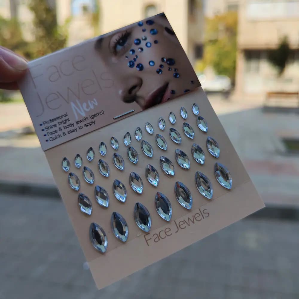 نگین میکاپ سفید کد 17 — تصویر ۲