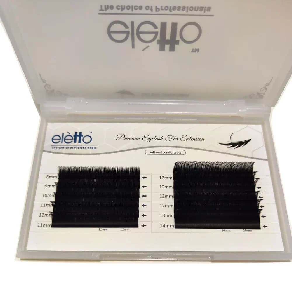 مژه والیوم میکس التو سایز Eletto 0.07 CC Mix — تصویر ۲