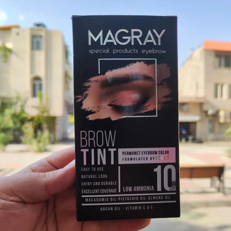 کیت رنگ ابرو ماگرای وانیلی شماره 10.07 — تصویر ۳