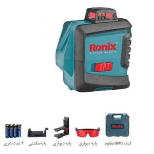 تراز لیزری سه خط افقی 360 و 2 خط عمودی رونیکس RH-9504 — تصویر ۴
