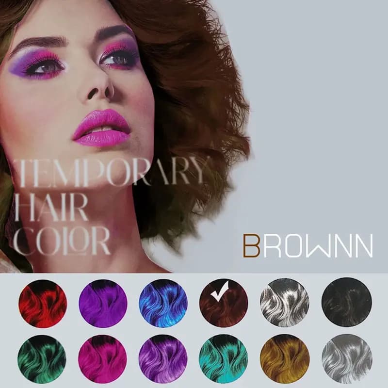 اسپری رنگ مو موقت پرفکت شماره 11 رنگ BROWN حجم 150 میل — تصویر ۲