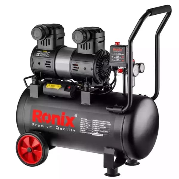 کمپرسور باد بیصدا 50 لیتری رونیکس RC-5012 — تصویر ۲