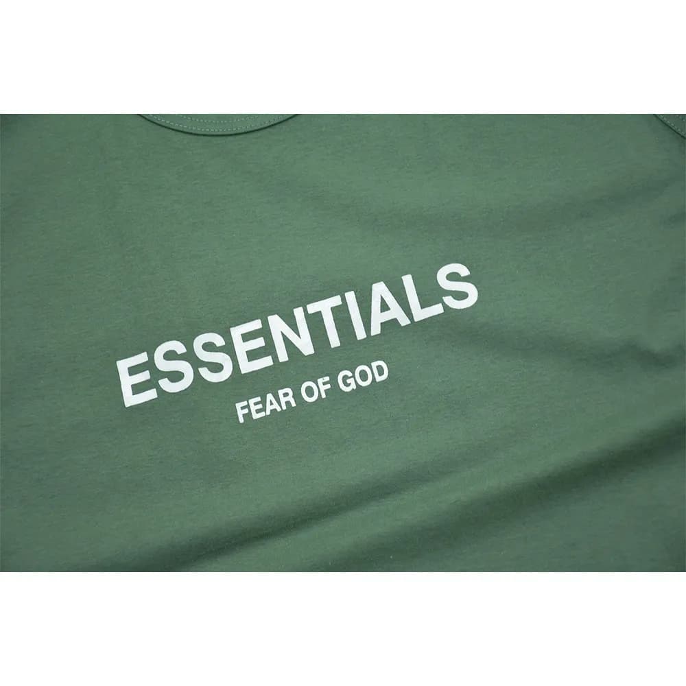 ست تاپ شلوارک مردانه ESSENTIALS پنبه ای بهار و تابستان — تصویر ۵