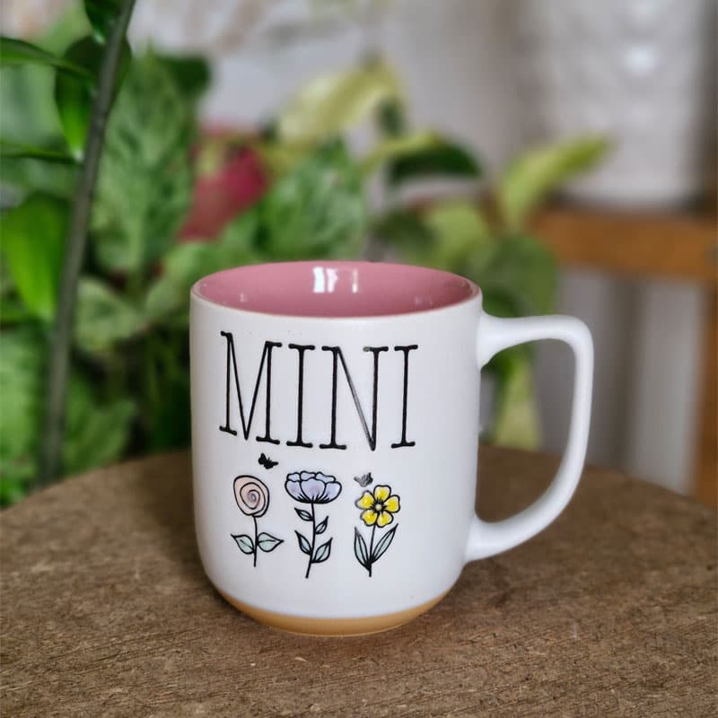 ماگ سرامیکی گل دار MINI