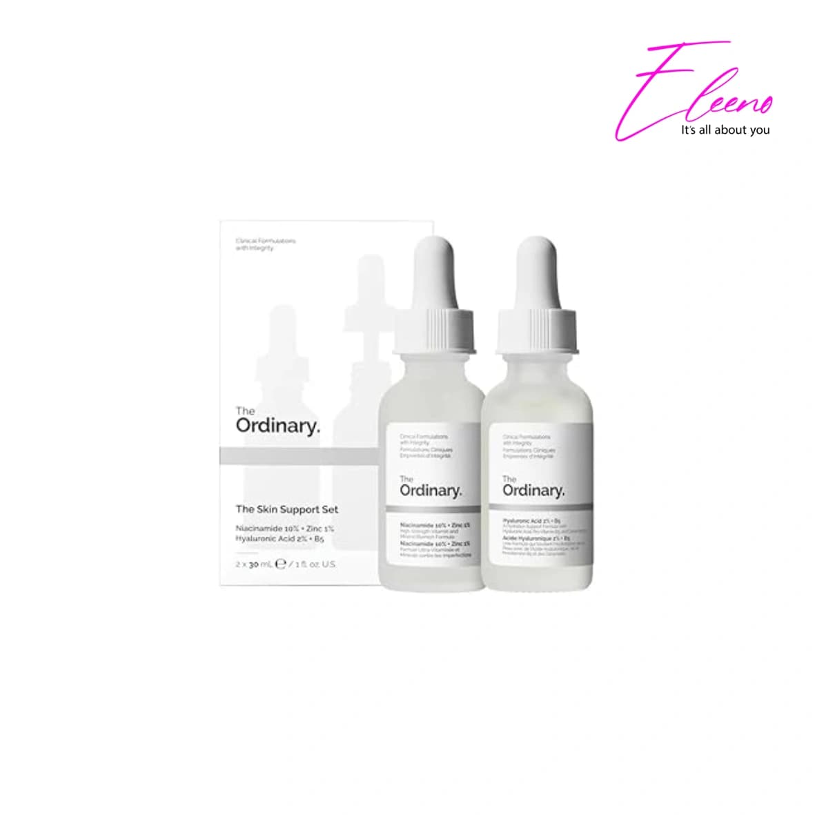 ست هیالورونیک اسید و نیاسینامید اوردینری The ordinary set
