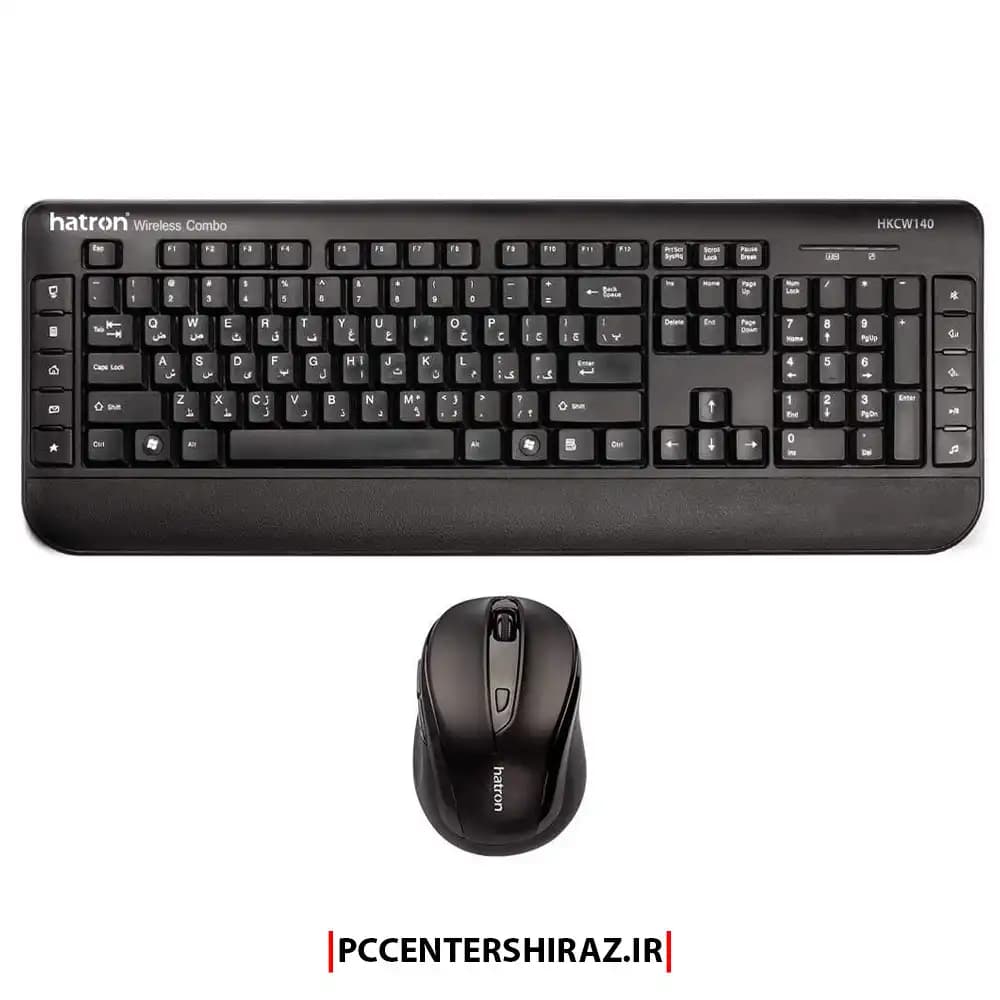 کیبورد و ماوس بدون سیم هترون مدل KEYBOARD MOUSE HATRON HK 140