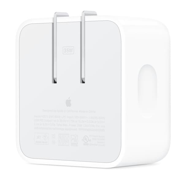 آداپتور شارژر 35 وات اپل مدل دو پورت تایپ سی 35W Dual USB-C