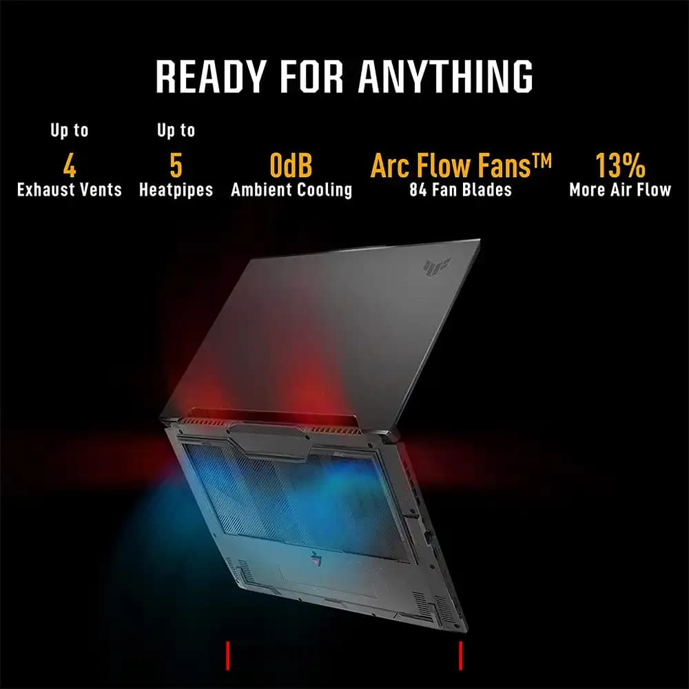 لپ تاپ ایسوس ASUS TUF Gaming FX517ZC i5 8GB 512 4GB — تصویر ۷